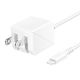 オウルテック 断線に強いLightningケーブル 一体型AC充電器 1.5m ホワイト OWL-ACJKLT15-2WH 1個