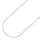 日本紐釦貿易 細身ネックレスチェーン 3mの切売カット 径線0.25mm 内径約0.45mm シルバー KH106（直送品）