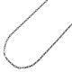 日本紐釦貿易 ネックレスチェーン 4mの切売カット 約/径線0.3mm 内径1mm ブラックニッケル KH11（直送品）