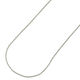 日本紐釦貿易 細身ネックレスチェーン 3mの切売カット 径線約0.3mm 内径約0.45mm シルバー KH62（直送品）