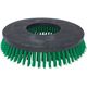 リンレイ ポリッシャー用ナイロンブラシ 14インチ 緑 (樹脂台) 925810 1個 252-9819（直送品）