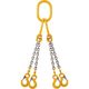 象印チエンブロック 象印 チェーンスリング100(アイタイプ) ラッチ付き 使用荷重10.3t 4-TG-YP-13 1本 134-7509（直送品）