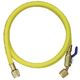 アサダ Asada R410A用チャージングホースプラス2 ボールバルブ付 152cm 黄 Y29005 1個 852-1155（直送品）