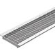 カネソウ スチール製グレーチング プレーンタイプ 歩道U字溝用 クッション付 HSHU-P-1825 1枚 337-5771（直送品）