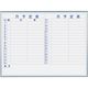 馬印 マジシリーズ壁掛ホーローホワイトボード月予定ヨコ書ボード MH34Y 1枚 321-8225（直送品）