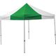 さくらコーポレーション さくら かんたんてんと 3.0m×3.0mスチール&アルミ複合フレーム 緑白 KA/6W-GW 1台（直送品）