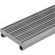カネソウ スチール製グレーチング プレーンタイプ かさあげ型 自由勾配側溝用 HSV-93432A 1枚 343-3783（直送品）