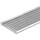 カネソウ スチール製グレーチング 滑り止め模様付 歩道U字溝用 クッション付 HXUM-P-21819 1枚 337-5811（直送品）