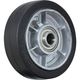 イノアックコーポレーション イノアック 重荷重用キャスター ゴム 車輪のみ φ100 HR-100W 1個 135-7203（直送品）