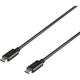 バッファロー USB2.0ケーブル CーC PD対応 1m ブラック BU2CC5PD10BK 1個 453-9615（直送品）