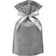 ヘッズ 2重不織布リボン付バッグ-XS/グレー DFG-RBXS 1組(20枚)