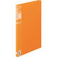 ライオン事務器 クリアーブック A4サイズS型 20枚　CR-20M オレンジ 14358 1冊