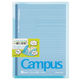 コクヨ キャンパスカバーノート（プリント収容ポケット付き）ブルー ノ-623AN-B 1冊
