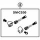 シマノ Y67B91010 SMーCS50 アウターストッパー (軽合金フレーム用) 1セット(4個)（直送品）