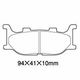 丸中洋行 A61ー005YN (YA260) ブレーキパッド YAMAHA A61-005YN(YA260) 1セット(4個)（直送品）