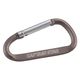カラビナ キーホルダー アウトドア Dカラビナ Mサイズ アルミアクセサリー キャプテンスタッグ CAPTAIN STAG グレー（直送品）
