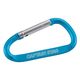 カラビナ キーホルダー アウトドア Dカラビナ Mサイズ アルミアクセサリー キャプテンスタッグ CAPTAIN STAG ブルー 371674 1個