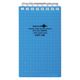 LIHIT LAB. AQUA DROPs ツイストノート 青 メモ N1661-8 1冊