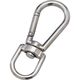 水本機械製作所 水本 ステンレス スナップフック BL型(スイベルタイプ) 線径4mm BL-4 1個 336-9647（直送品）