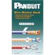 PANDUIT マーカーブック ポケットサイズ 印字済み ビニルクロス 耐油性 耐摩耗性 表示文字46~90 10ページ/冊 PCMBー14（直送品）