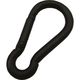 水本機械製作所 水本 ステンレス スナップフックB型 黒色塗装 線径6mm長さ61mm A-2838 1個 316-0294（直送品）