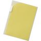 リヒトラブ 2ポケットホルダー A4 黄 F-3410-5 1枚