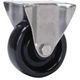 シシクSISIKUアドクライス シシク 耐熱樹脂車輪付キャスター 100径 固定 スチール B-PHN102G 1個 135-0267（直送品）