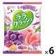 マンナンライフ ララクラッシュアソート グレープ＆ピーチ 6個 ゼリー こんにゃくゼリー