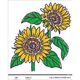 つくし工房 つくし たのし~る[花ことば] ひまわり KS-48 1枚 185-1189（直送品）