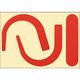 つくし工房 つくし 安全帯フック用蛍光ステッカー 蛍光レッド 文字なし 891-R 1枚 184-3144（直送品）