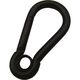 水本機械製作所 水本 ステンレス スナップフックA型(リング付) 黒色塗装 線径7mm長さ70mm A-2835 1個 317-9181（直送品）