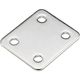水本機械製作所 水本 アイプレート用裏板 42mm×58mm A-1397 1個 315-8625（直送品）