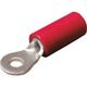 ニチフ 絶縁被覆付圧着端子(R形) 丸形 絶縁筒部ストレートタイプ(100PCS) TGV 1.25-2-RED（直送品）