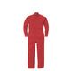 丸鬼商店 綿長袖ツナギ レッド BLL 230-02-BLL 1枚（直送品）