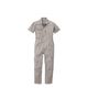丸鬼商店 半袖ツナギ ライトグレー L PS121-71-L 1枚（直送品）