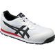 アシックス ASICS ウィンジョブ CP201 ホワイト×ブラック 22.5cm FCP201.0190-22.5 1足 835-4404（直送品）