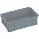 岐阜プラスチック工業 RISU ボックス型コンテナ 236933 ST型コンテナーSTー5A グレー ST-5A GY 1個（直送品）