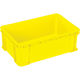 岐阜プラスチック工業 RISU ボックス型コンテナ 236704 ST型コンテナーSTー36B 黄 ST-36B Y 1個 836-2472（直送品）