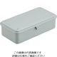 トラスコ中山 TRUSCO トランク型工具箱 203X109X56 ライトグレイ T-190LG 1個 856-3673（直送品）