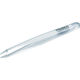 トラスコ中山 透明プラスチック製ピンセット 120mm 先細型 TPP-230-TM 1本 855-2563