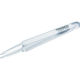 トラスコ中山 透明プラスチック製ピンセット 120mm 先丸型 TPP-231-TM 1本 855-2564