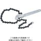 トラスコ中山 TRUSCO チェーンレンチ チェーン長さ450mm シルバー TCW-150L 1丁 836-6961（直送品）