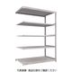 TRUSCO スチールラック M3型中量棚 1200×1121×H2400 5段 連結 ネオグレー M3-84125B NG 1台(1個)（直送品）