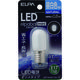 朝日電器 ELPA LEDナツメ形E17 LDT1N-G-E17-G110 1個 828-9968（直送品）