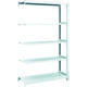 TRUSCO スチールラック M1型抗菌塗装ボルトレス軽量棚900X320XH1500 5段 連結 M1-5335B 1台(1個)（直送品）