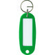 オープン工業 OP キーホルダー名札 ハードタイプ 10枚 緑 KH-50-10-GN 1袋(10枚) 828-7453（直送品）
