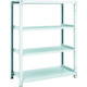 トラスコ中山 TRUSCO スチールラック M1型抗菌塗装ボルトレス軽量棚900X420XH1200 4段 M1-4344 1台(1個)（直送品）