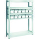 トラスコ中山 TRUSCO スチールラック M2型軽中量棚 H1200 樹脂NG引出付 小X12 M2-4335-E12 1台(1個)（直送品）