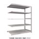 TRUSCO スチールラック M3型中量棚 1200×1121×H2100 5段 連結 ネオグレー M3-74125B NG 1台(1個)（直送品）