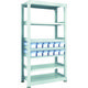 トラスコ中山 TRUSCO スチールラック M3型中量棚 H1800 樹脂透明引出付 小X12 M3-6357-C12 1台(1個)（直送品）
